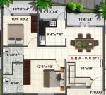 SV Pleasanta (2BHK+2T (970 sq ft) 970 sq ft)