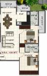 SV Pleasanta (2BHK+2T (1,120 sq ft) 1120 sq ft)