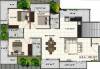 SV Pleasanta (3BHK+3T (1,665 sq ft) 1665 sq ft)