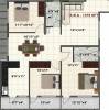 SV Pleasanta (3BHK+2T (1,375 sq ft) 1375 sq ft)