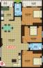S2 Zinnia (3BHK+2T (1,406 sq ft) 1406 sq ft)