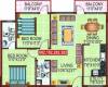 BSR Sai Palace (2BHK+2T (1,155 sq ft) 1155 sq ft)