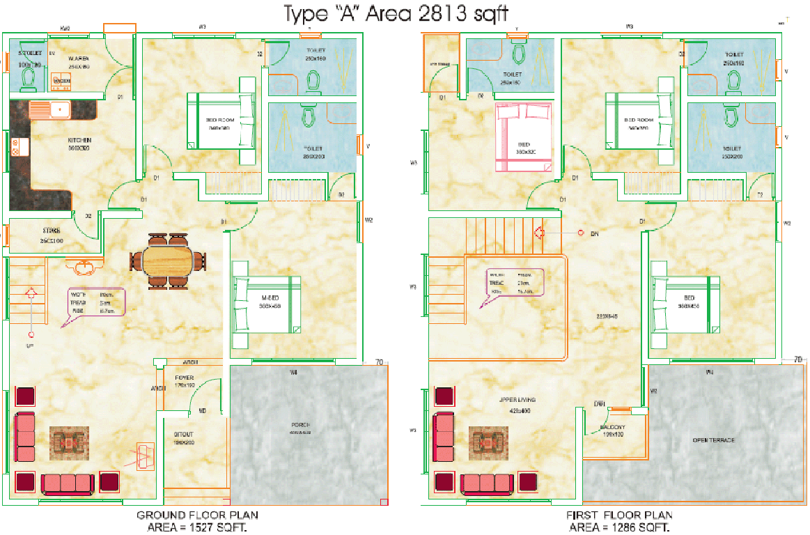 Floor Plan (5BHK+6T (2,813 sq ft) 2813 sq ft) Coral Group Olympus Floor Plan (5BHK+6T (2,813 sq ft) 2813 sq ft)