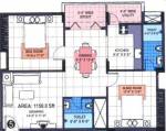 Springfield Elite (2BHK+2T (1,150 sq ft) 1150 sq ft)