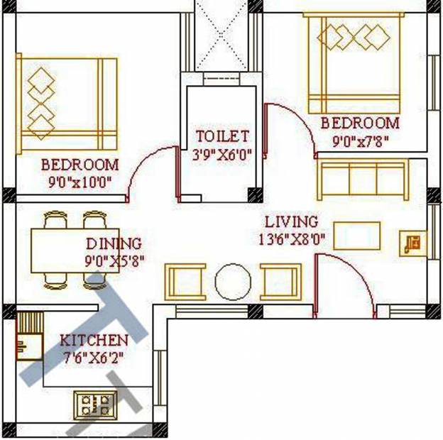 TTM Heritage (2BHK+1T (720 sq ft) 720 sq ft)