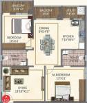 Disha Windsor Gardens (2BHK+2T (1,122 sq ft) 1122 sq ft)