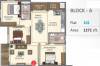 Disha Windsor Gardens (3BHK+2T (1,271 sq ft) 1271 sq ft)