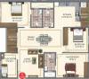 Disha Windsor Gardens (3BHK+3T (1,727 sq ft)   Study Room 1727 sq ft)