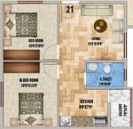 DS Splendid (2BHK+1T (768 sq ft) 768 sq ft)