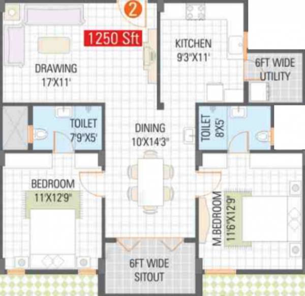  tulip Floor Plan Floor Plan