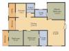 SS Vrudhi (3BHK+3T (1,342 sq ft) 1342 sq ft)
