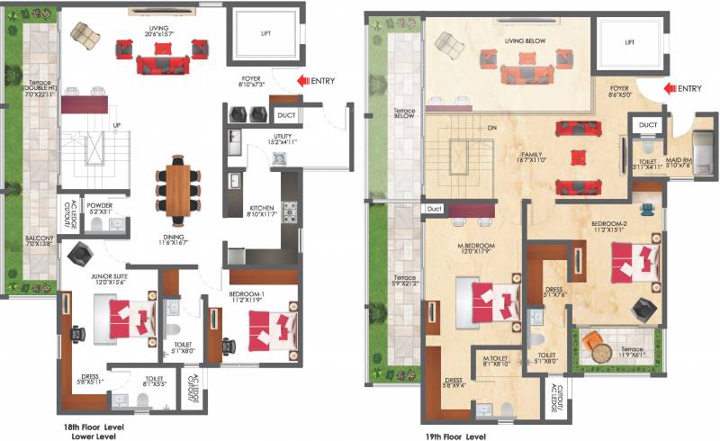SNN Raj Etternia (4BHK+5T (3,385 sq ft) + Servant Room 3385 sq ft)