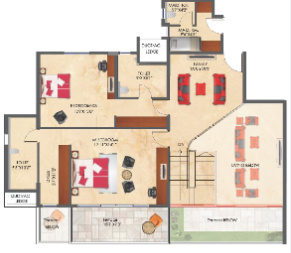  raj etternia phase 1 Floor Plan Upper Level Penthouse Plan