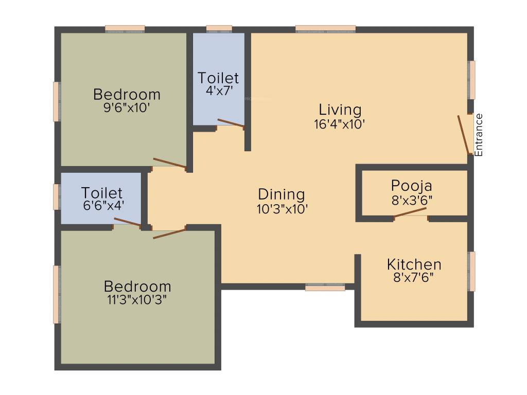 Annai Sai Venkadri (2BHK+2T (925 sq ft) Pooja Room 925 sq ft) Annai Sai Venkadri (2BHK+2T (925 sq ft) Pooja Room 925 sq ft)