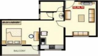 Chhajed Orange Habitat (1BHK+1T (570 sq ft) 570 sq ft)