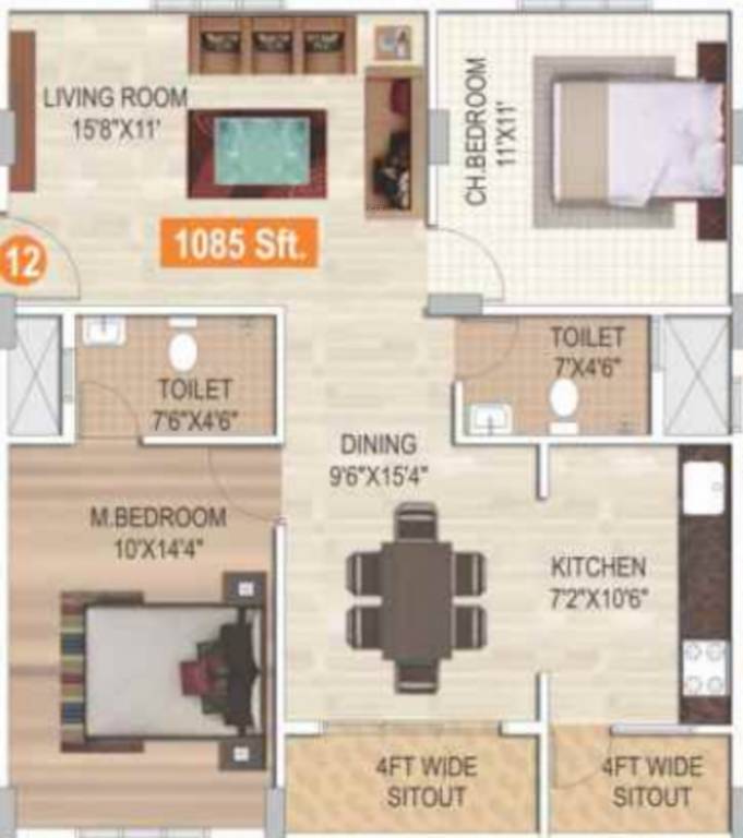  rainbow Floor Plan Floor Plan
