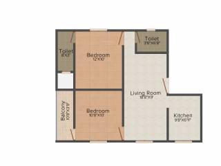 Amudha Cottage (2BHK+2T (791 sq ft) 791 sq ft) Amudha Cottage (2BHK+2T (791 sq ft) 791 sq ft)