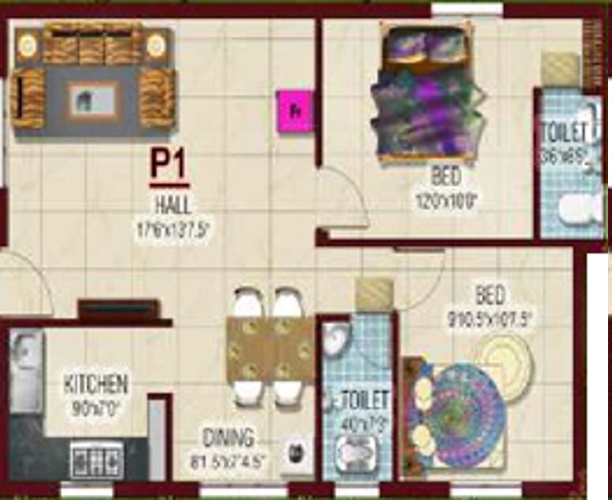 Saravana Diamond Pearl and Coral (2BHK+2T (925 sq ft) 925 sq ft) Saravana Diamond Pearl and Coral (2BHK+2T (925 sq ft) 925 sq ft)