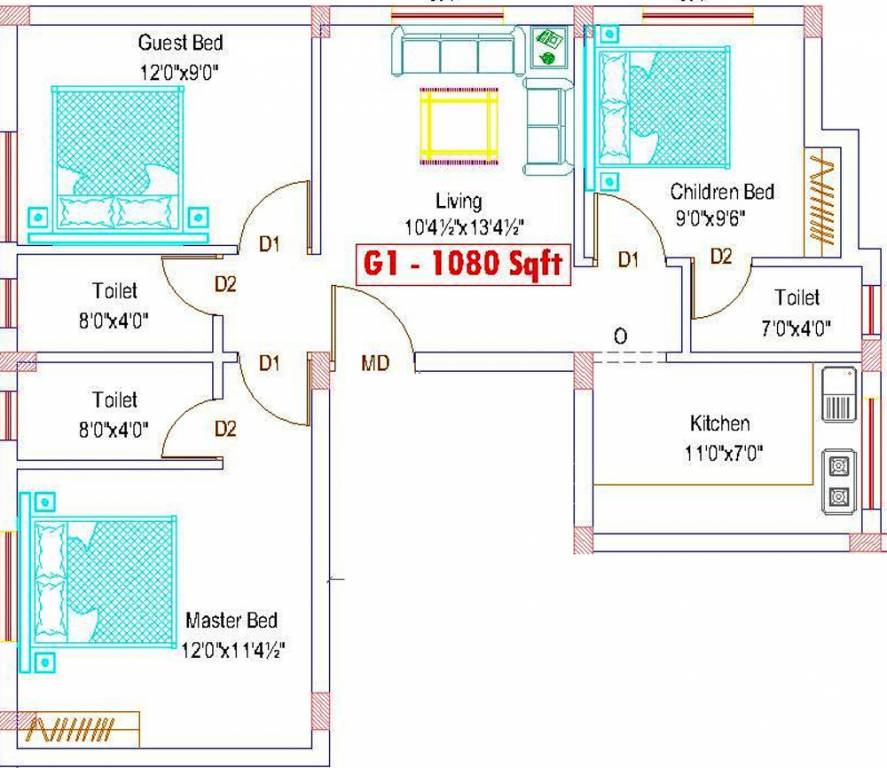 Adan Lake View Apartment (3BHK+3T (1,080 sq ft) 1080 sq ft) Adan Lake View Apartment (3BHK+3T (1,080 sq ft) 1080 sq ft)