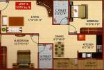 Floor Plan (2BHK+2T (1,070 sq ft) 1070 sq ft) i1 Sri Ram Vrindavan Floor Plan (2BHK+2T (1,070 sq ft) 1070 sq ft)