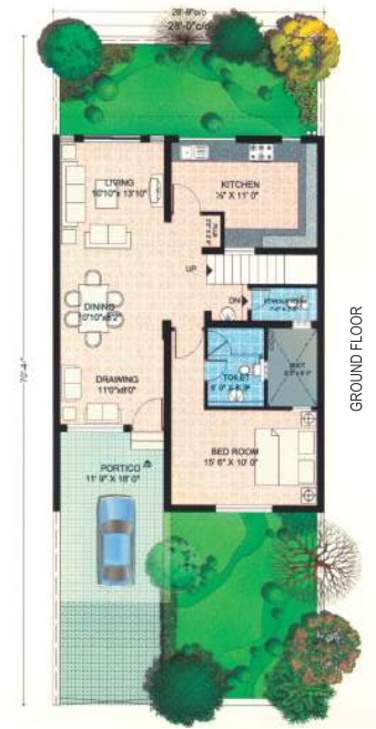 Koncept Ambience The Neighbourhood (4BHK+4T (2,328 sq ft) 2328 sq ft)