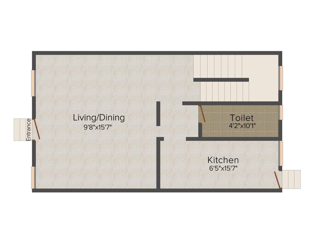 Asian Exotica Villa (2BHK+2T (1,352 sq ft) 1352 sq ft)
