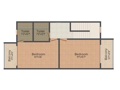Asian Exotica Villa (2BHK+2T (1,352 sq ft) 1352 sq ft) Asian Exotica Villa (2BHK+2T (1,352 sq ft) 1352 sq ft)