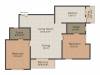 Trisquare Vedha (2BHK+2T (1,055 sq ft) 1055 sq ft)
