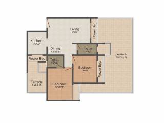 Galaxy Krishna Tower (2BHK+2T (1,285 sq ft) 1285 sq ft) Galaxy Krishna Tower (2BHK+2T (1,285 sq ft) 1285 sq ft)