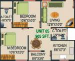 Shree Shree Palace (2BHK+2T (905 sq ft) 905 sq ft) Shree Shree Palace (2BHK+2T (905 sq ft) 905 sq ft)