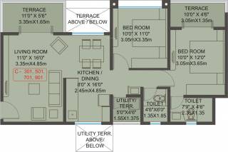 Gravity Austin Park (2BHK+2T (1,050 sq ft) 1050 sq ft) Gravity Austin Park (2BHK+2T (1,050 sq ft) 1050 sq ft)
