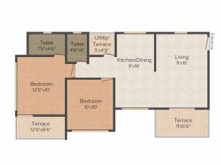 Gravity Austin Park (2BHK+2T (1,091 sq ft) 1091 sq ft) Gravity Austin Park (2BHK+2T (1,091 sq ft) 1091 sq ft)