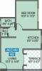 Tyagi Brookside (1BHK+1T (595 sq ft) 595 sq ft)