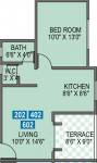 Tyagi Brookside (1BHK+1T (595 sq ft) 595 sq ft) Tyagi Brookside (1BHK+1T (595 sq ft) 595 sq ft)
