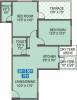 Tyagi Brookside (2BHK+2T (920 sq ft) 920 sq ft)