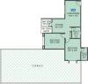 Tyagi Brookside (2BHK+2T (1,560 sq ft) 1560 sq ft)