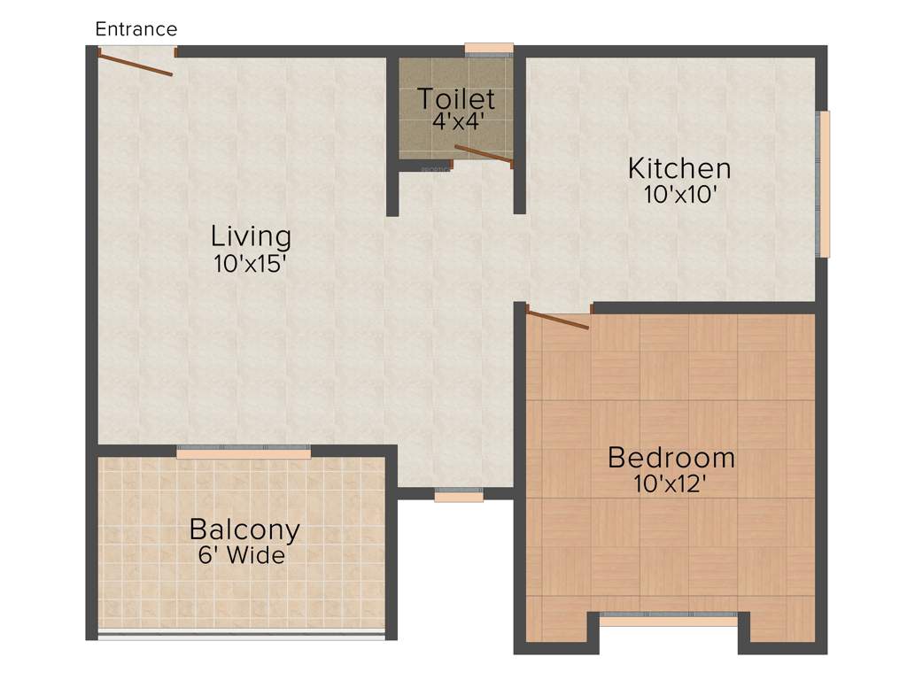 Prosperity Om Shanti Residency (1BHK+1T (591 sq ft) 591 sq ft)