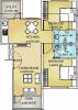 Paradigm Developers Pearl Floor Plan (2BHK+2T (980 sq ft) 980 sq ft)