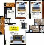 Laavanya Swarnamukhi Residency (2BHK+2T (1,160 sq ft) + Pooja Room 1160 sq ft)
