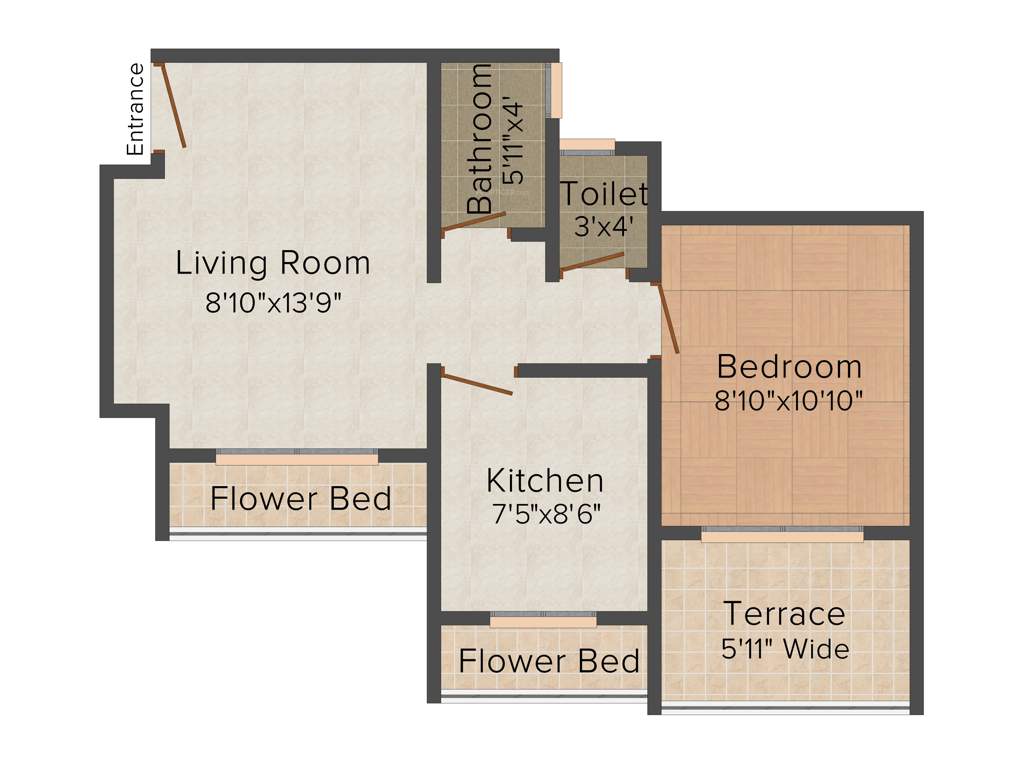 Vastusankalp Punyodaya Rio (1BHK+1T (650 sq ft) 650 sq ft)