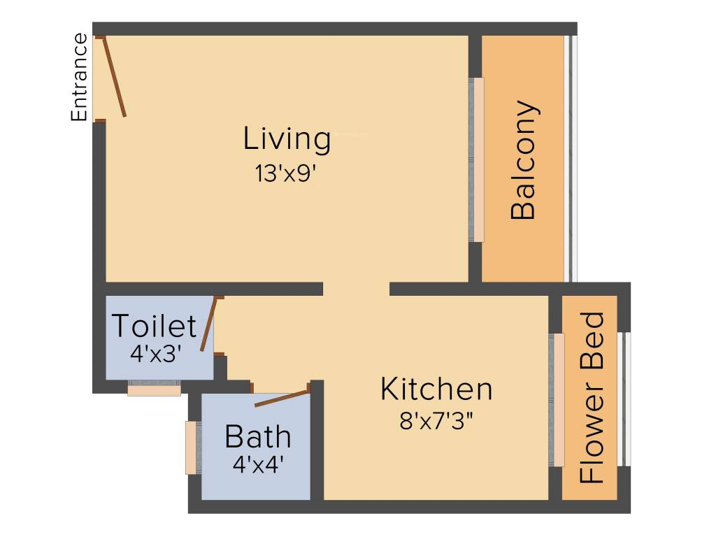 Lok Housing (1BHK+1T (365 sq ft) 365 sq ft) Lok Housing (1BHK+1T (365 sq ft) 365 sq ft)