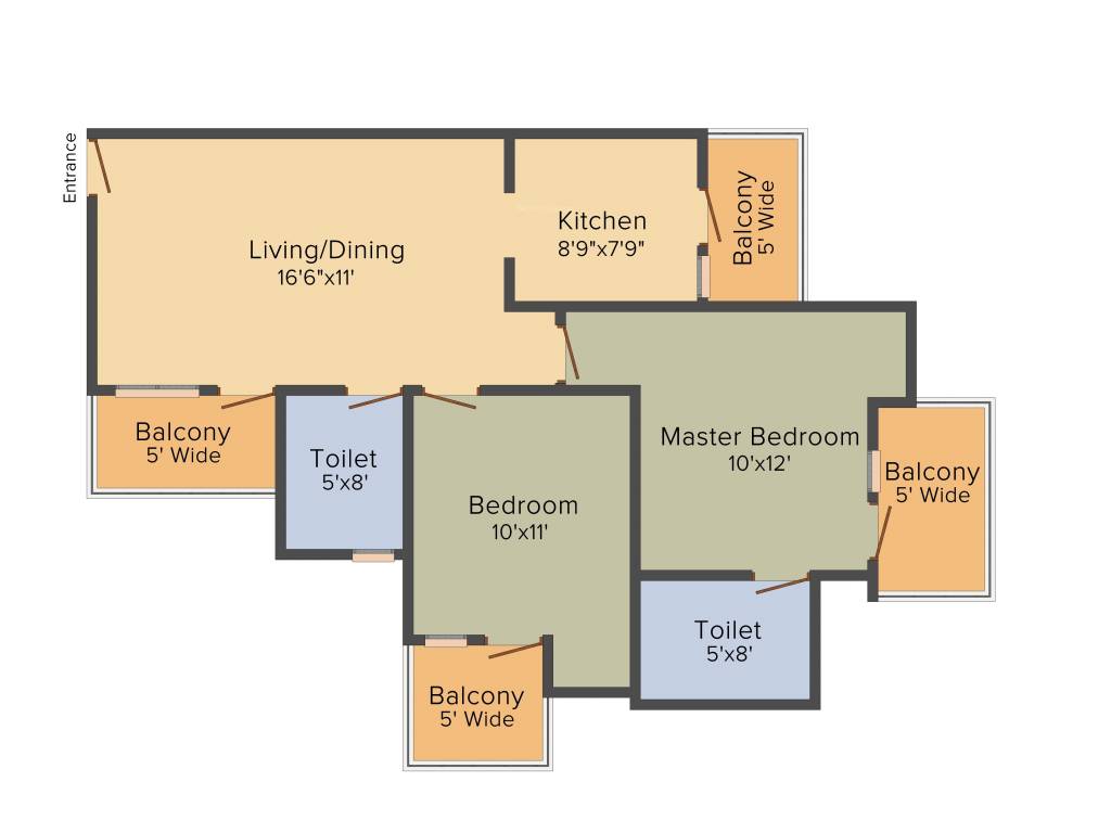 VVIP Meridian Tower (2BHK+2T (1,090 sq ft) 1090 sq ft) VVIP Meridian Tower (2BHK+2T (1,090 sq ft) 1090 sq ft)