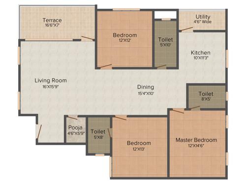 Ensure Onyx (3BHK+3T (1,827 sq ft) Pooja Room 1827 sq ft) Ensure Onyx (3BHK+3T (1,827 sq ft) Pooja Room 1827 sq ft)