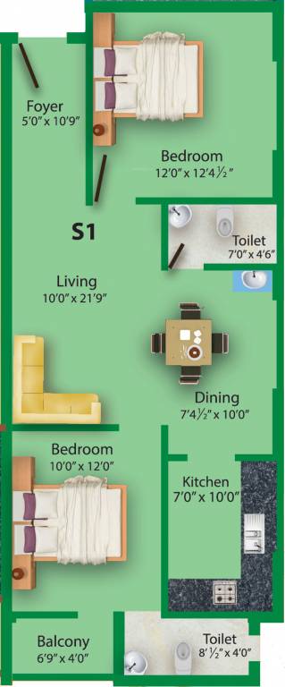 MS MM Manasarovar Phase 5 (2BHK+2T (980 sq ft) 980 sq ft) MS MM Manasarovar Phase 5 (2BHK+2T (980 sq ft) 980 sq ft)