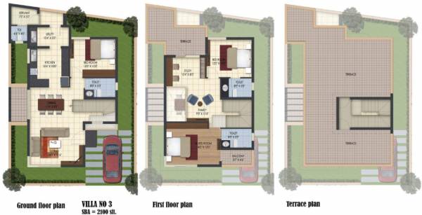 BSCPL Bollineni Iris (3BHK+4T (2,100 sq ft) + Servant Room 2100 sq ft)