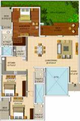 Ozone Urbana Alcove (3BHK+3T (2,374 sq ft) 2374 sq ft)
