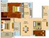 Ozone Urbana Alcove (2BHK+2T (1,592 sq ft) 1592 sq ft)