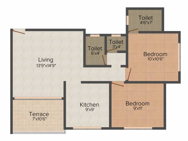 Tejas Trupti Kunj (2BHK+2T (800 sq ft) 800 sq ft) Tejas Trupti Kunj (2BHK+2T (800 sq ft) 800 sq ft)