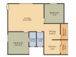 RR Maruthi Homes (2BHK+2T (1,140 sq ft) 1140 sq ft)