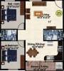 DS Sigma Nest (2BHK+2T (1,240 sq ft) 1240 sq ft)